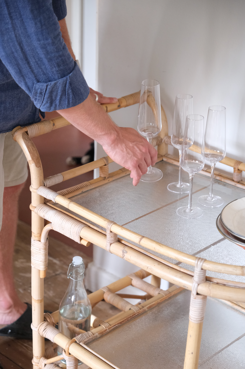 Cane drinks trolley Maison Cape Town