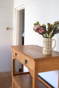 Antique farm style console