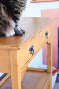 Antique farm style console