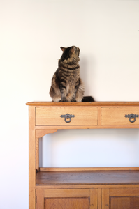 Antique farm style console