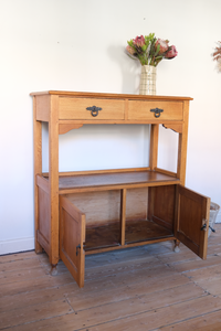 Antique farm style console