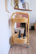 Load image into Gallery viewer, Cane drinks trolley
