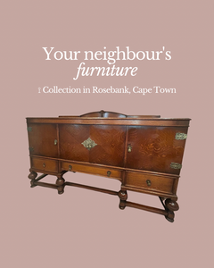 1910-1920's original Belweb serving oak sideboard I 📍 Rosebank, CPT