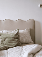 Load image into Gallery viewer, The Wavy Headboard (different fabric options available)
