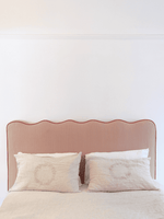 Load image into Gallery viewer, The Wavy Headboard (different fabric options available)
