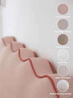 Load image into Gallery viewer, The Wavy Headboard (different fabric options available)
