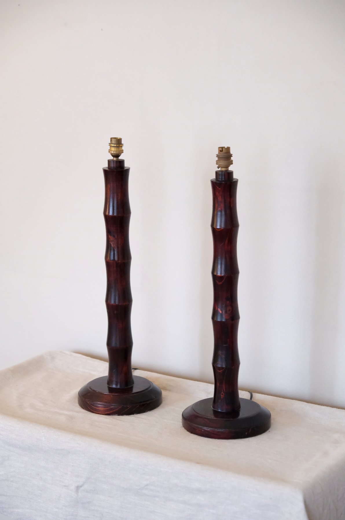 A pair of lamp bases (buy one or buy the pair)