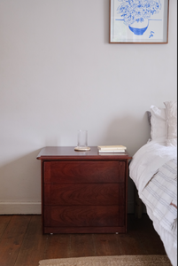 Pair of cherry wood bed side tables (a treasure!)