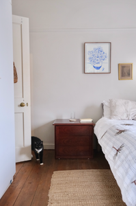 Pair of cherry wood bed side tables (a treasure!)