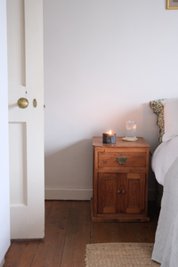 Pair of beautiful rustic bed side tables