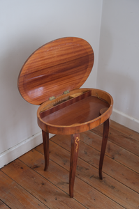 A pair of Antique side tables with french style legs