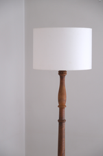 Load image into Gallery viewer, Tall standing wooden lamp
