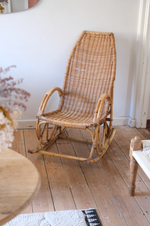 Load image into Gallery viewer, Rocking cane chair
