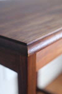 Solid wood side table