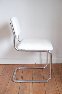 Pair of Cesca inspired chrome frame chair