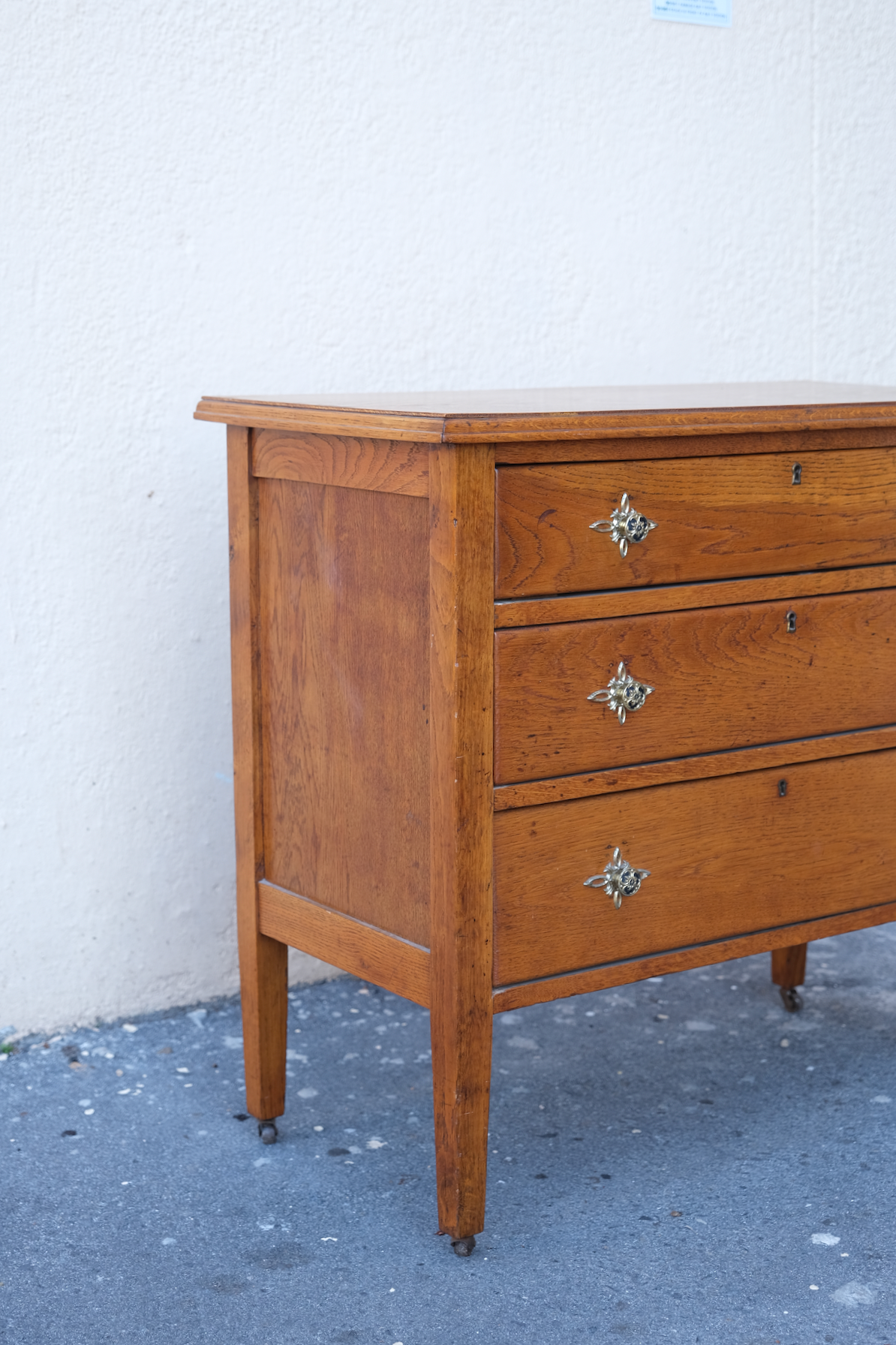 Chest of 3 drawers unit on wheels