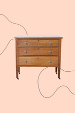 Load image into Gallery viewer, Chest of 3 drawers unit on wheels
