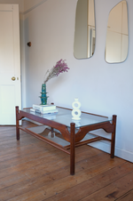 Load image into Gallery viewer, Mid-Century Modern Imbuia coffee table
