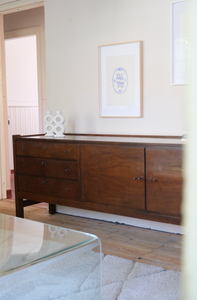 Mid-Century Modern Imbuia wood sideboard