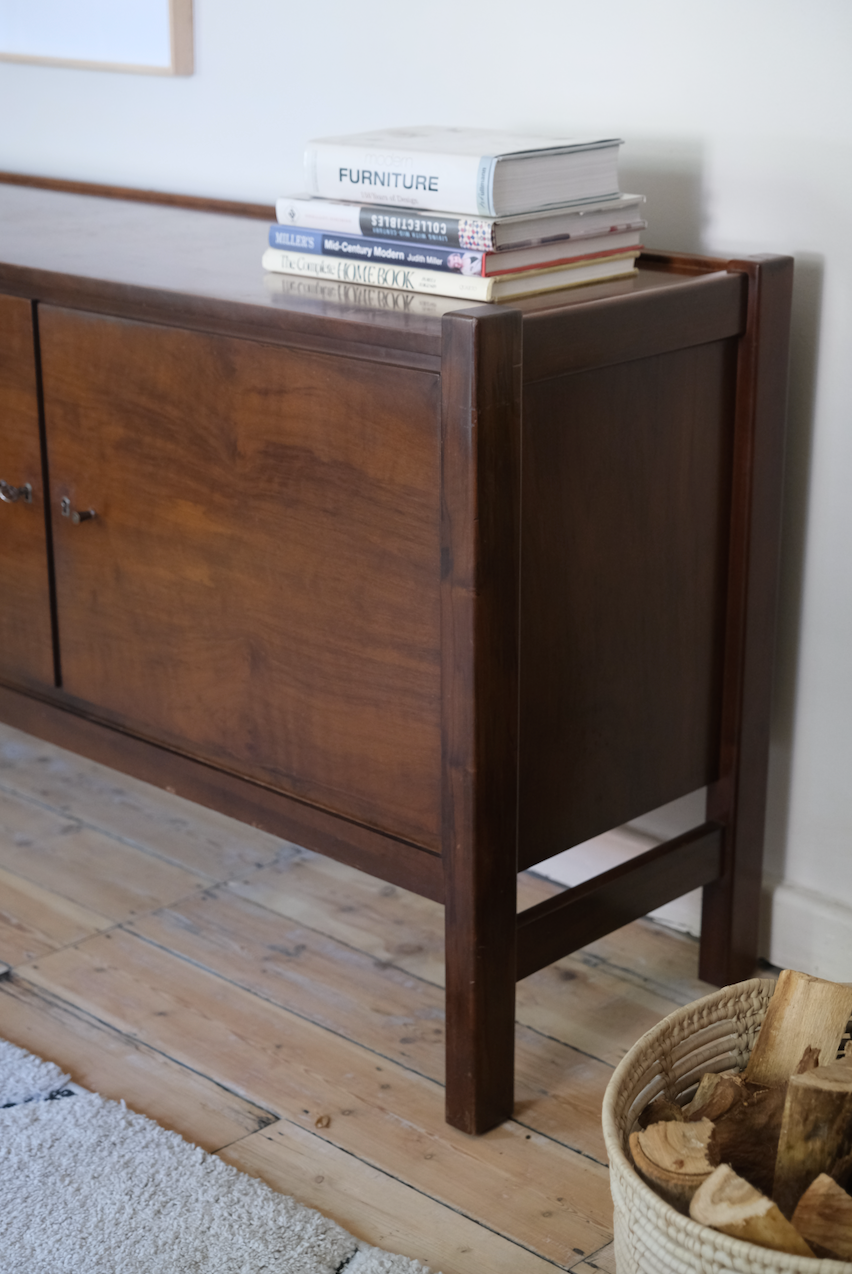 Mid-Century Modern Imbuia wood sideboard