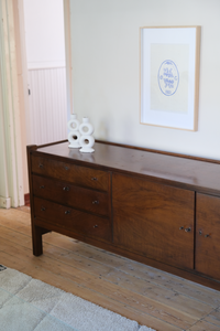 Mid-Century Modern Imbuia wood sideboard