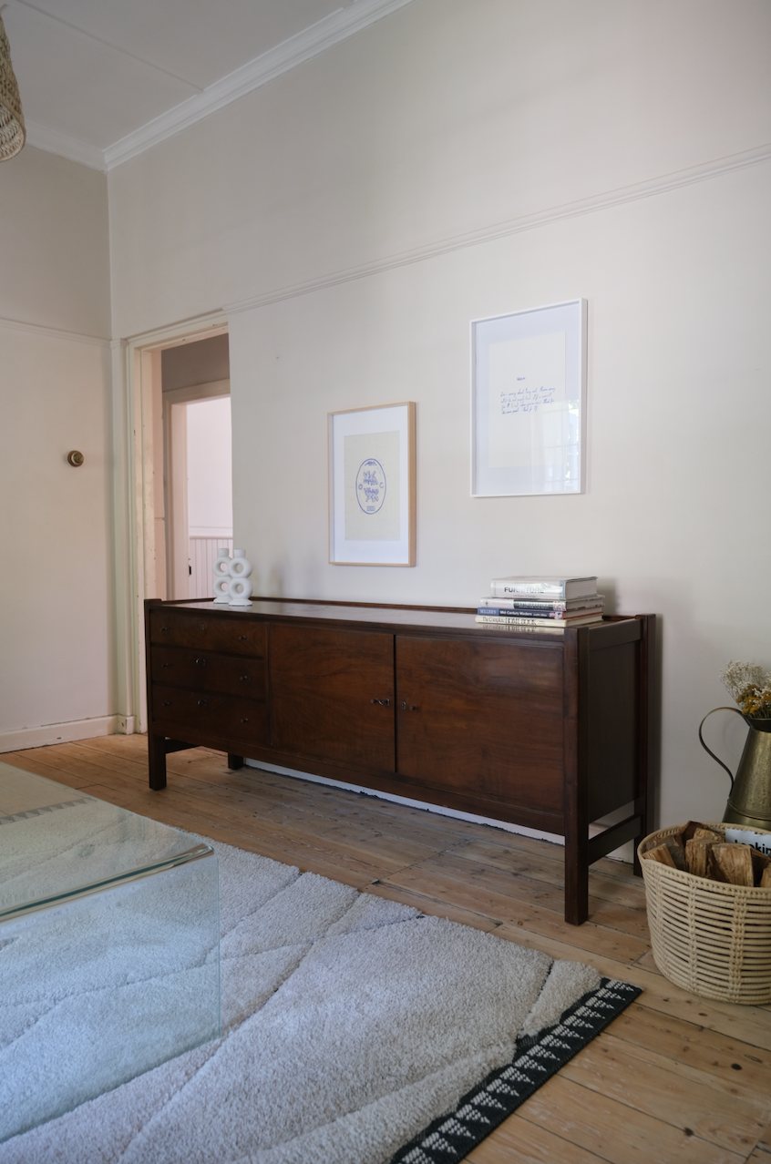 Mid-Century Modern Imbuia wood sideboard