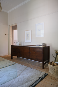 Mid-Century Modern Imbuia wood sideboard