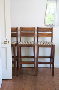 3 original Haldane Martin bar stools