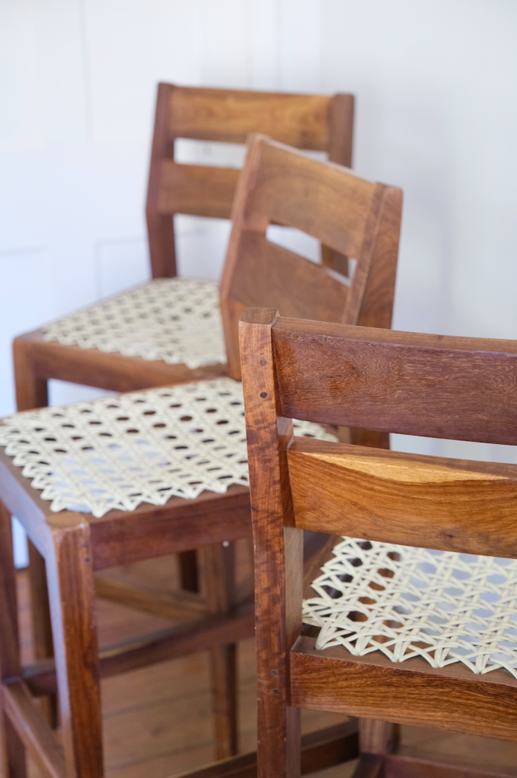 3 original Haldane Martin bar stools