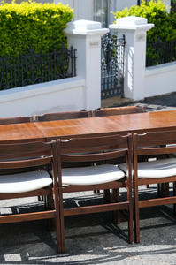 Mid-Century Extendable Imbuia Dining-Room Set