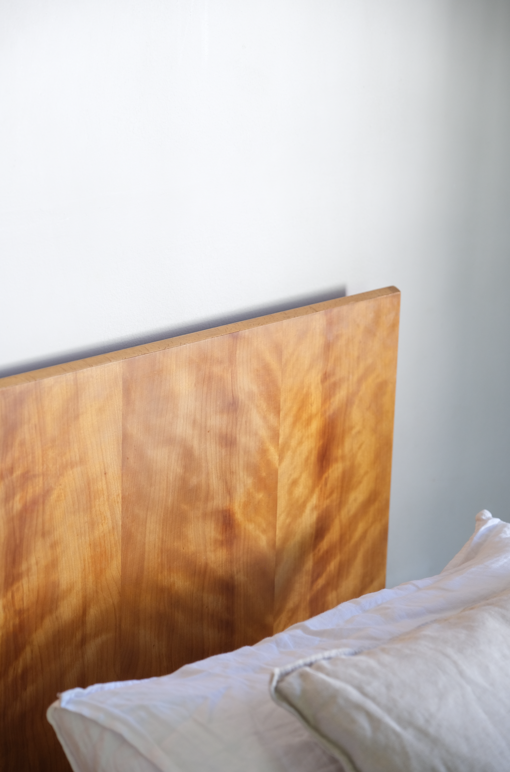 Maple wood headboard for double bed