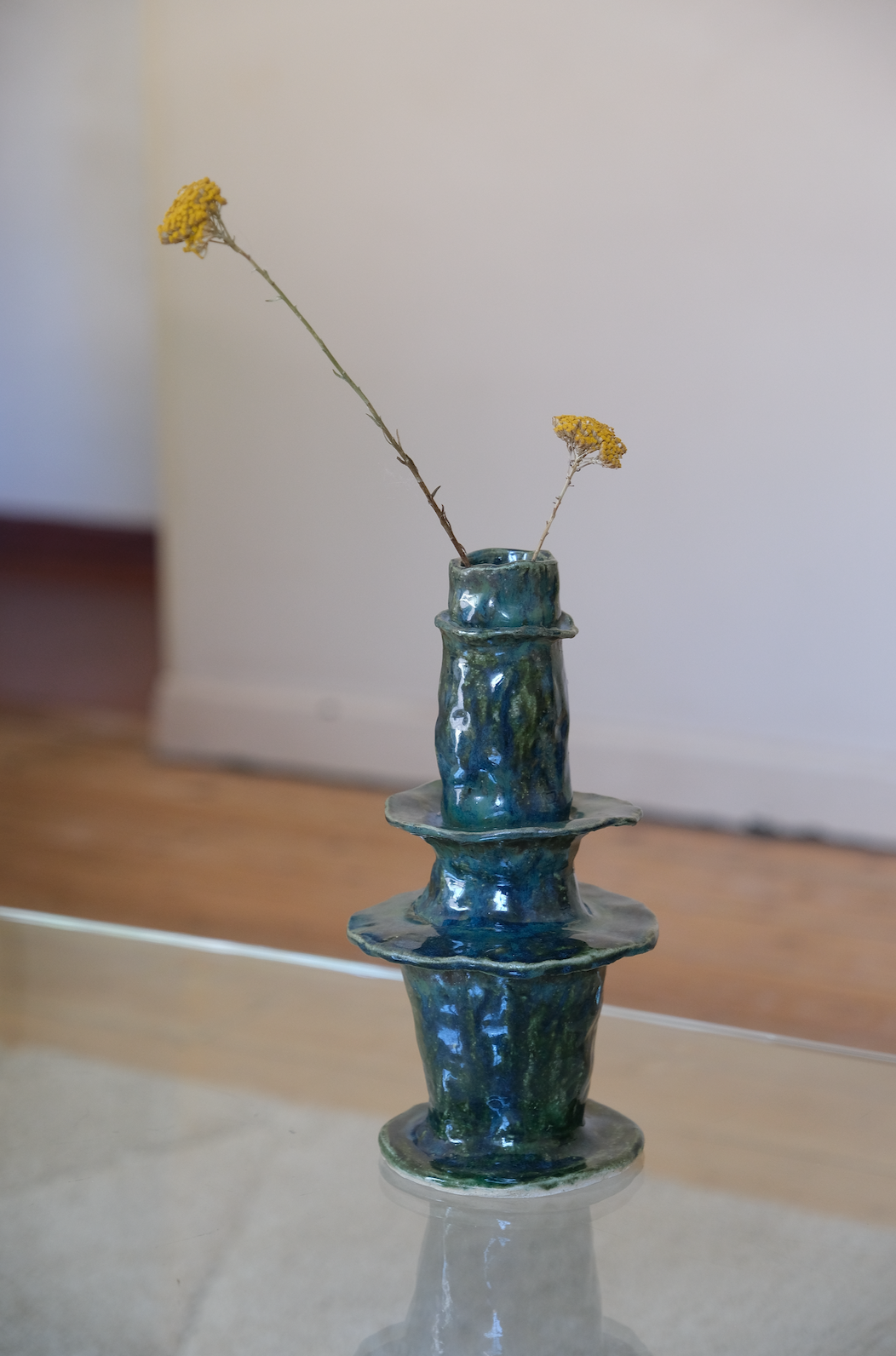 Handmade ceramic vase/candle holder