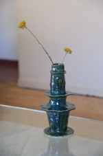 Load image into Gallery viewer, Handmade ceramic vase/candle holder
