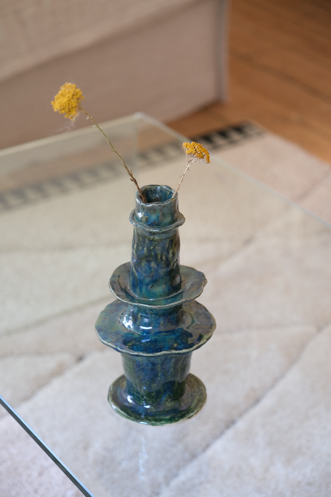 Handmade ceramic vase/candle holder