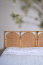 Load image into Gallery viewer, King cane headboard in perfect condition
